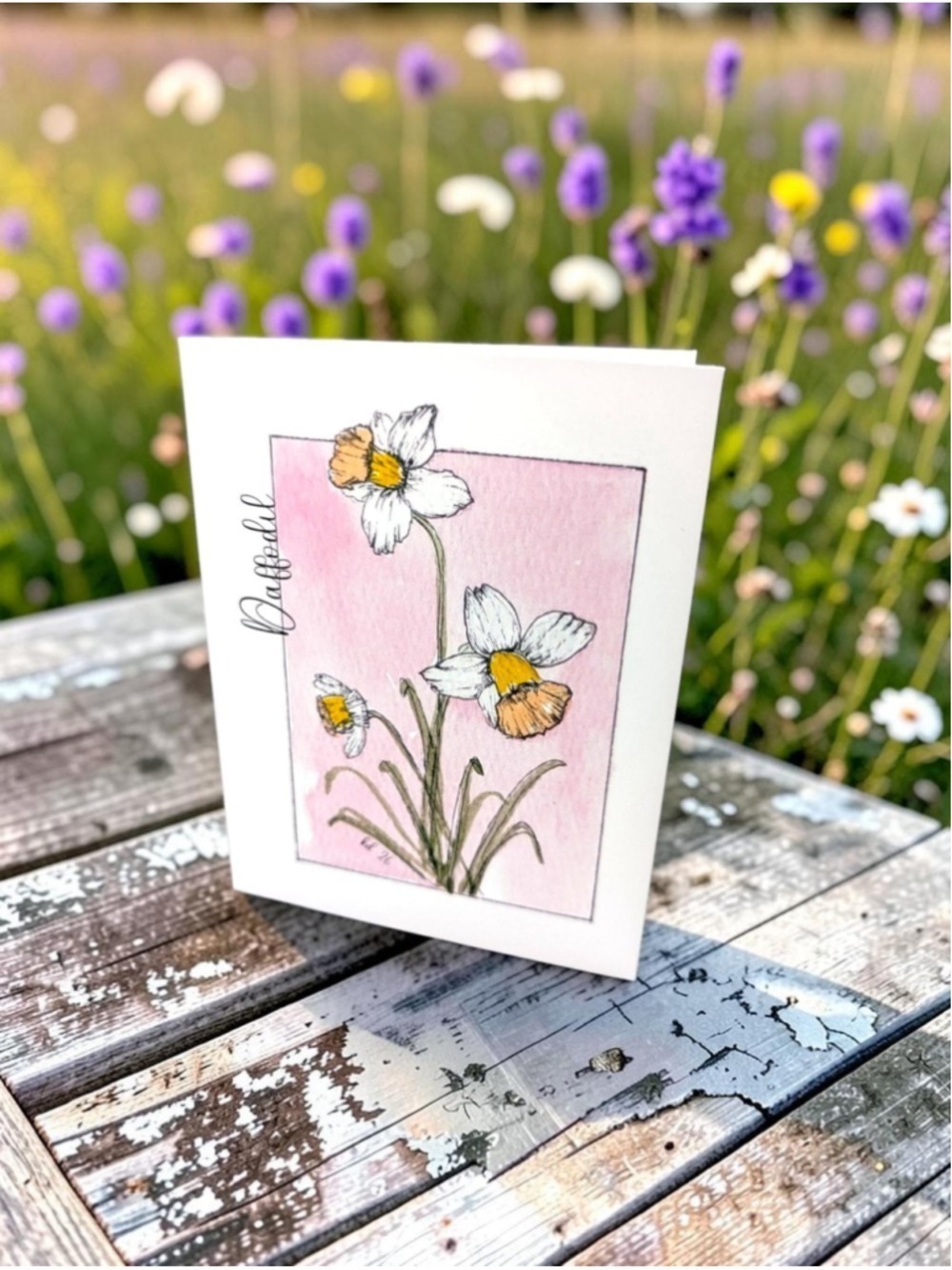 12 Watercolor Notecards Floral Original Series 4.25 x 5.5 - Picture 2 of 7